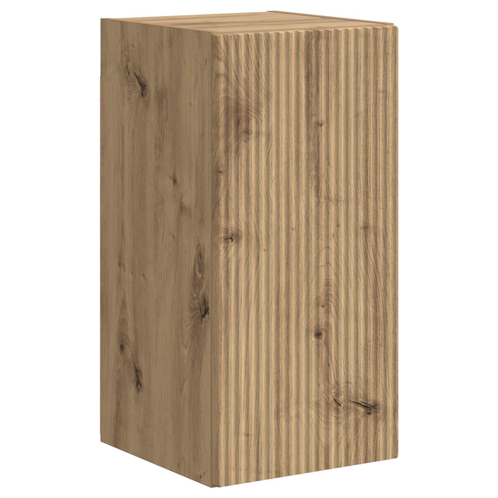 TV-Schrankset Wandmontiert 5 pcs Artisan-Eiche Holzwerkstoff