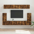 TV-Schrankset 5 pcs Geräucherte Eiche Holzwerkstoff