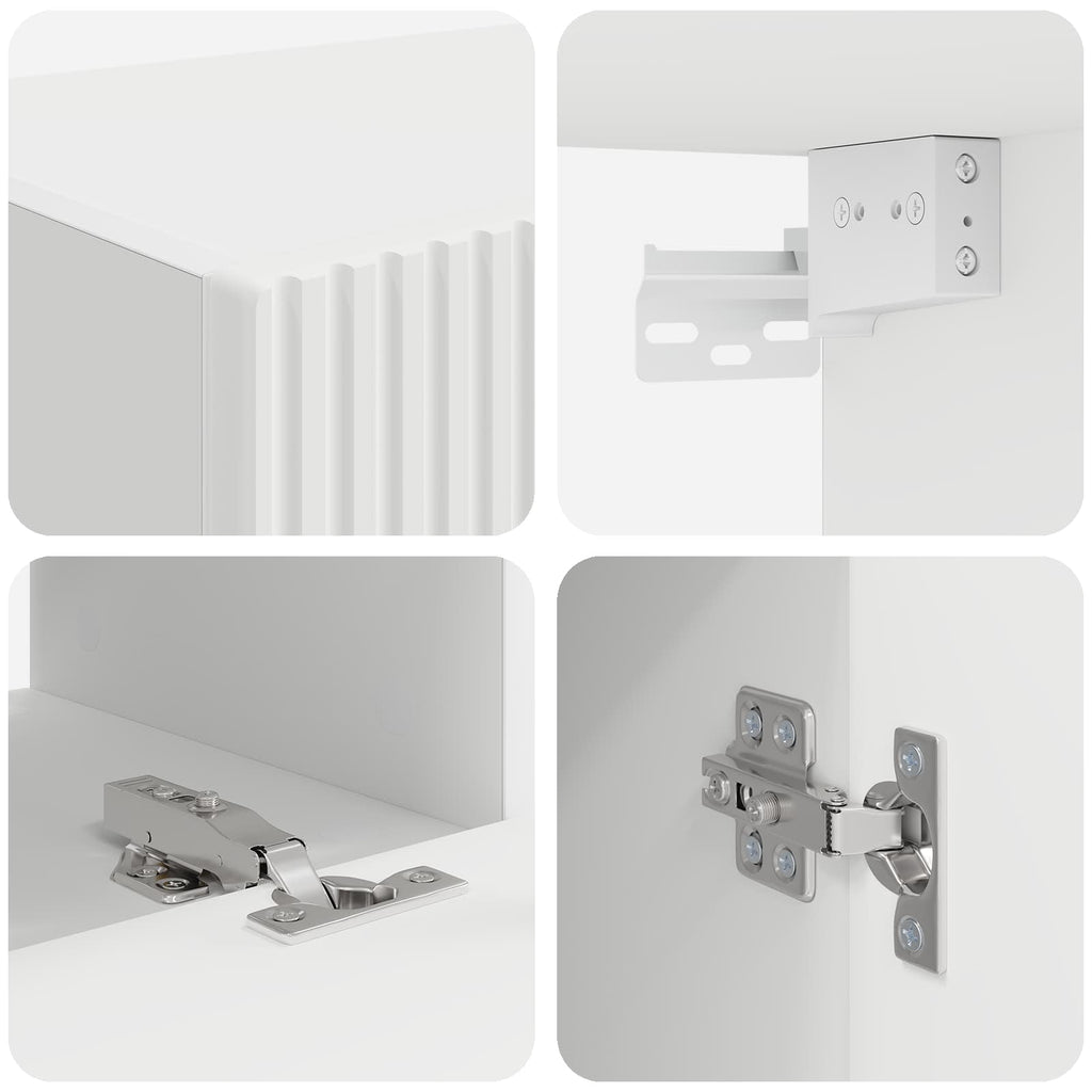 TV-Schrankset 5 pcs Weiß Holzwerkstoff