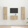 TV-Schrankset 5 pcs Sonoma-Eiche Holzwerkstoff