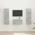 TV-Schrankset 5 pcs Beton Grau Holzwerkstoff