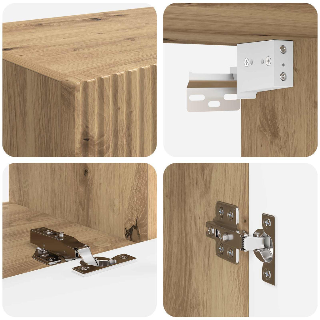 TV-Schrankset 5 pcs Artisan-Eiche Holzwerkstoff
