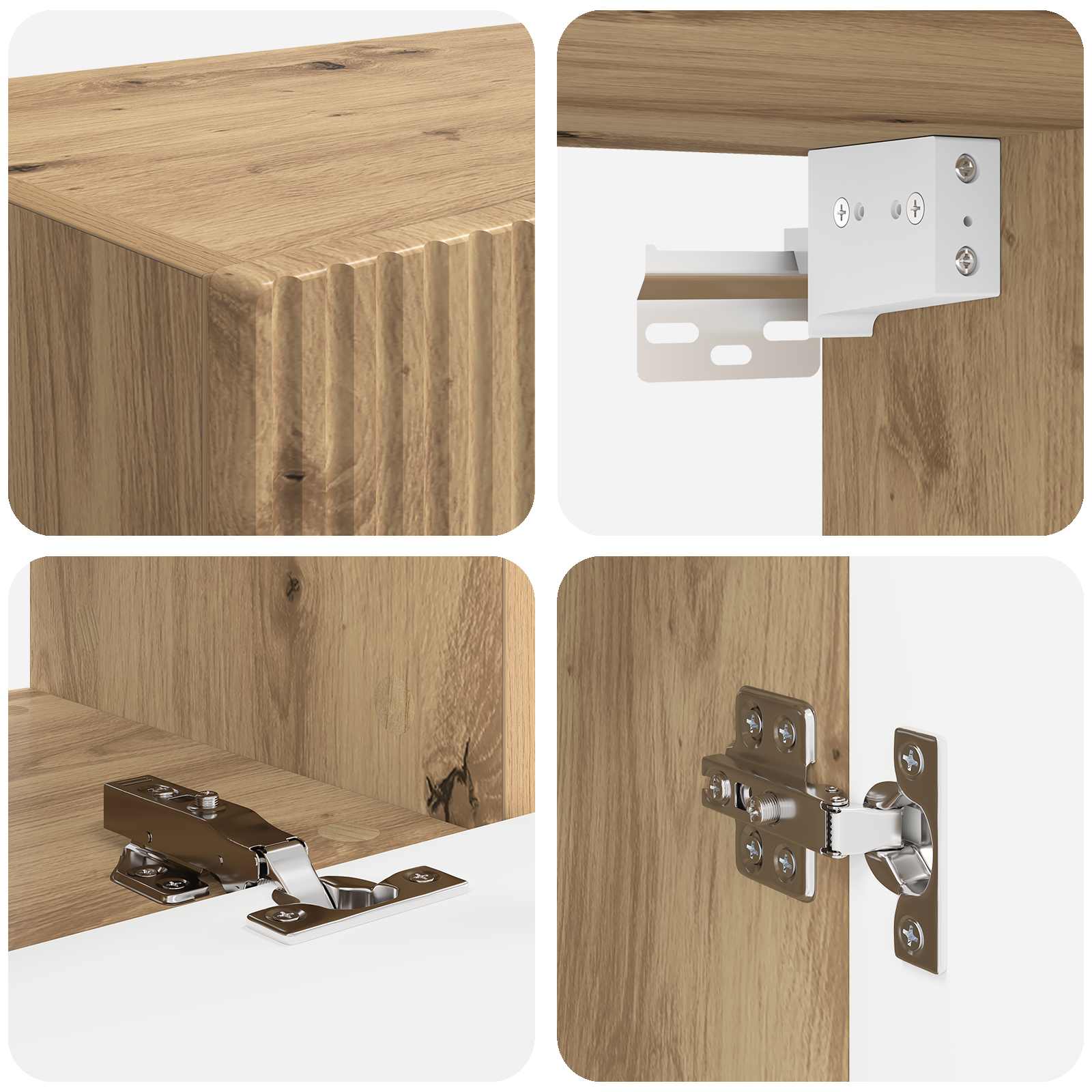 TV-Schrankset 5 pcs Artisan-Eiche Holzwerkstoff