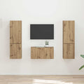 TV-Schrankset 5 pcs Artisan-Eiche Holzwerkstoff