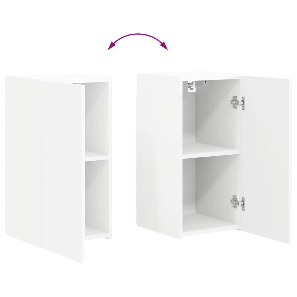 TV-Schrankset 6 pcs Weiß Holzwerkstoff