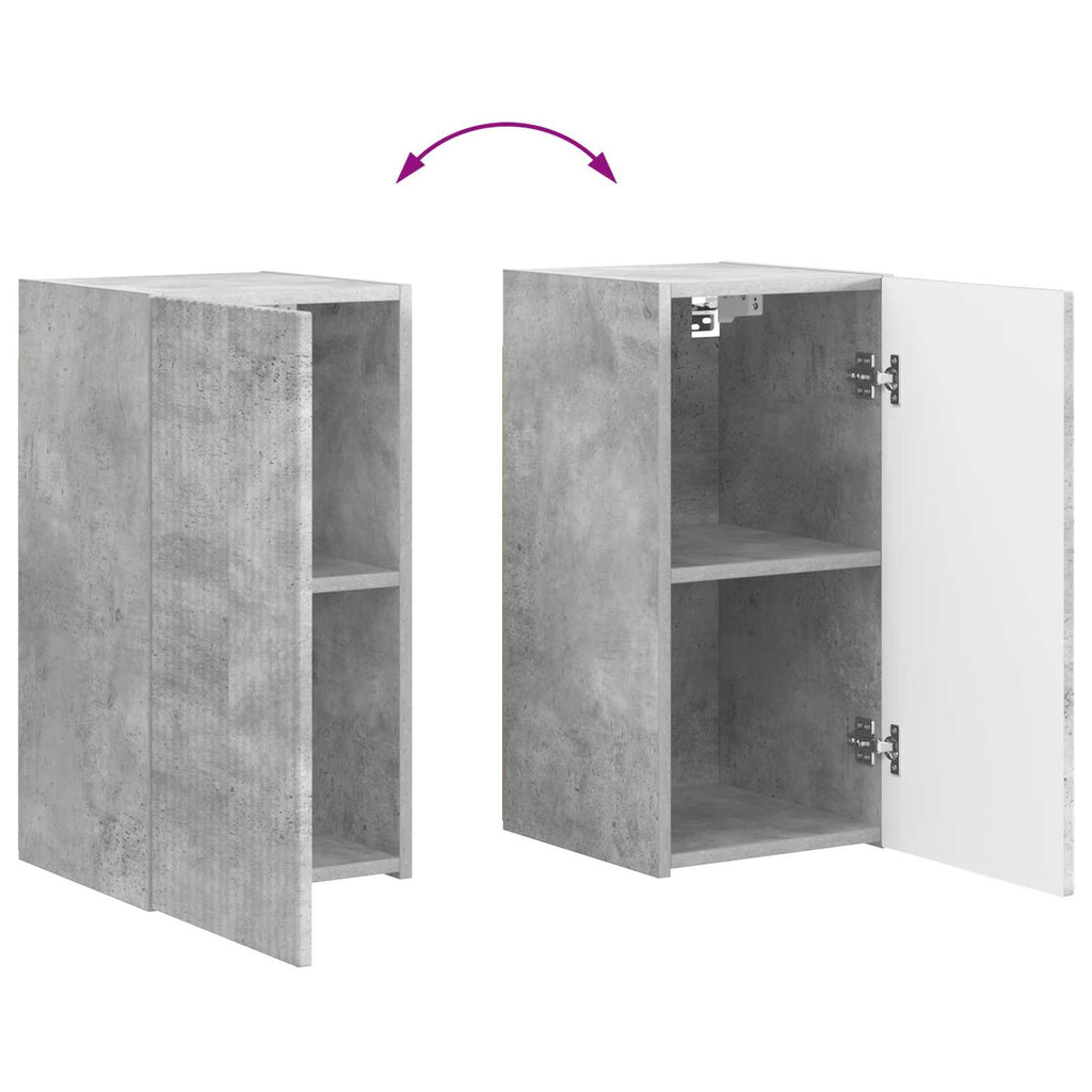 TV-Schrankset 6 pcs Beton Grau Holzwerkstoff