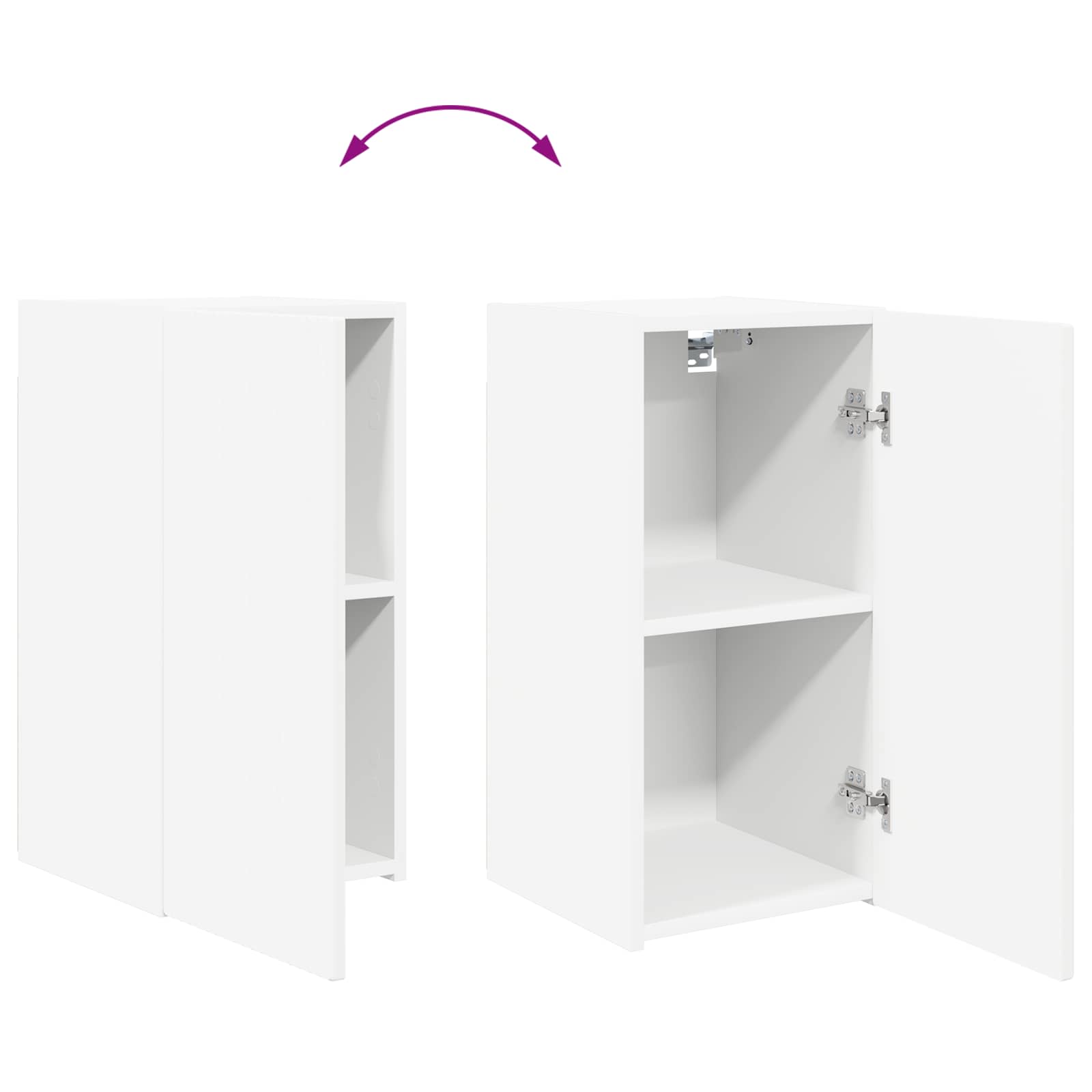 TV-Schrankset 8 pcs Weiß Holzwerkstoff
