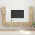 TV-Schrankset 8 pcs Sonoma-Eiche Holzwerkstoff