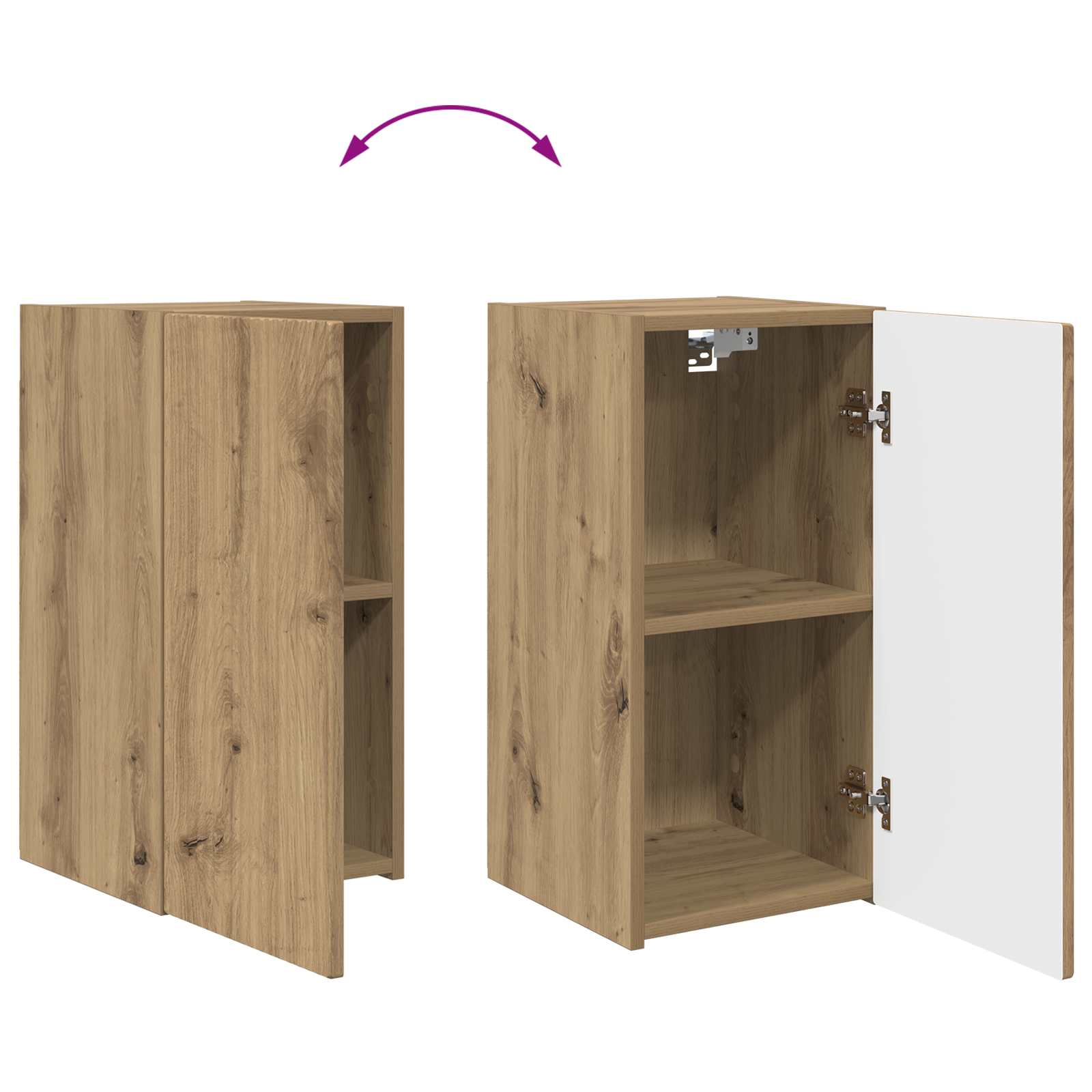 TV-Schrankset 8 pcs Artisan-Eiche Holzwerkstoff