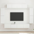 TV-Schränk 8 pcs Weiß