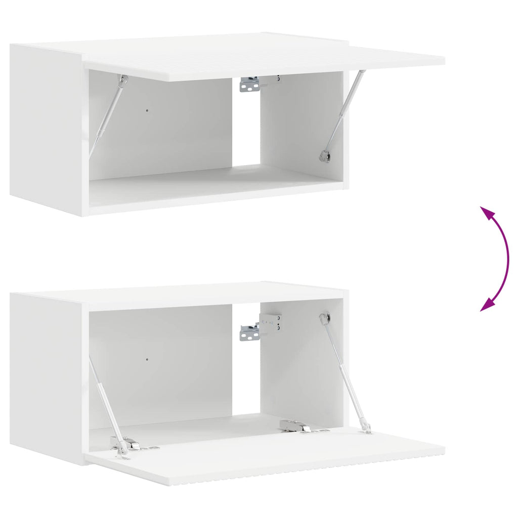 TV-Schrankset 4 pcs Weiß Holzwerkstoff