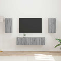 TV-Schrankset 4 pcs Graues Sonoma Holzwerkstoff