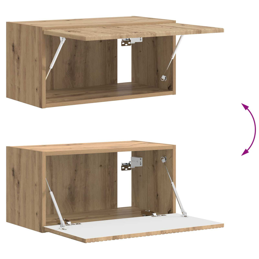 TV-Schrankset 4 pcs Artisan-Eiche Holzwerkstoff