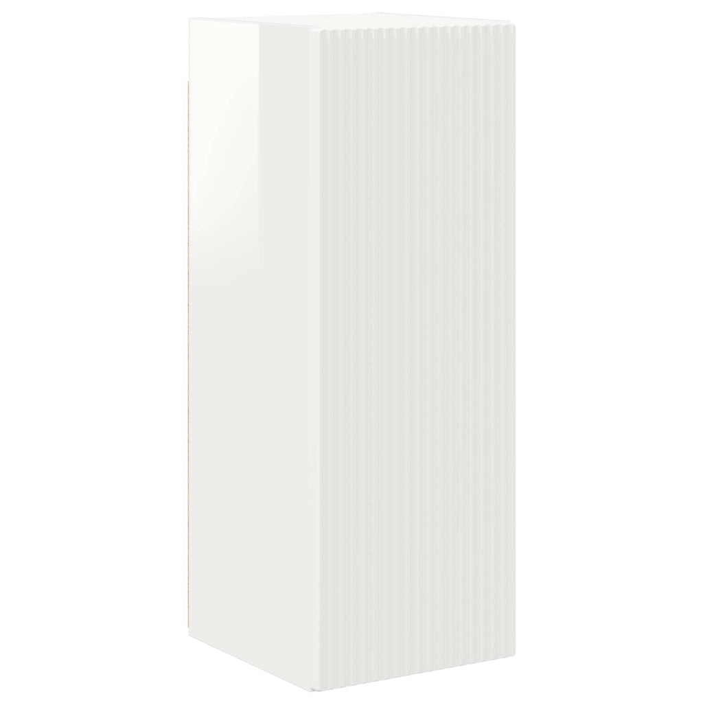 TV-Schrankset 4 pcs Hochglanz Weiß Holzwerkstoff