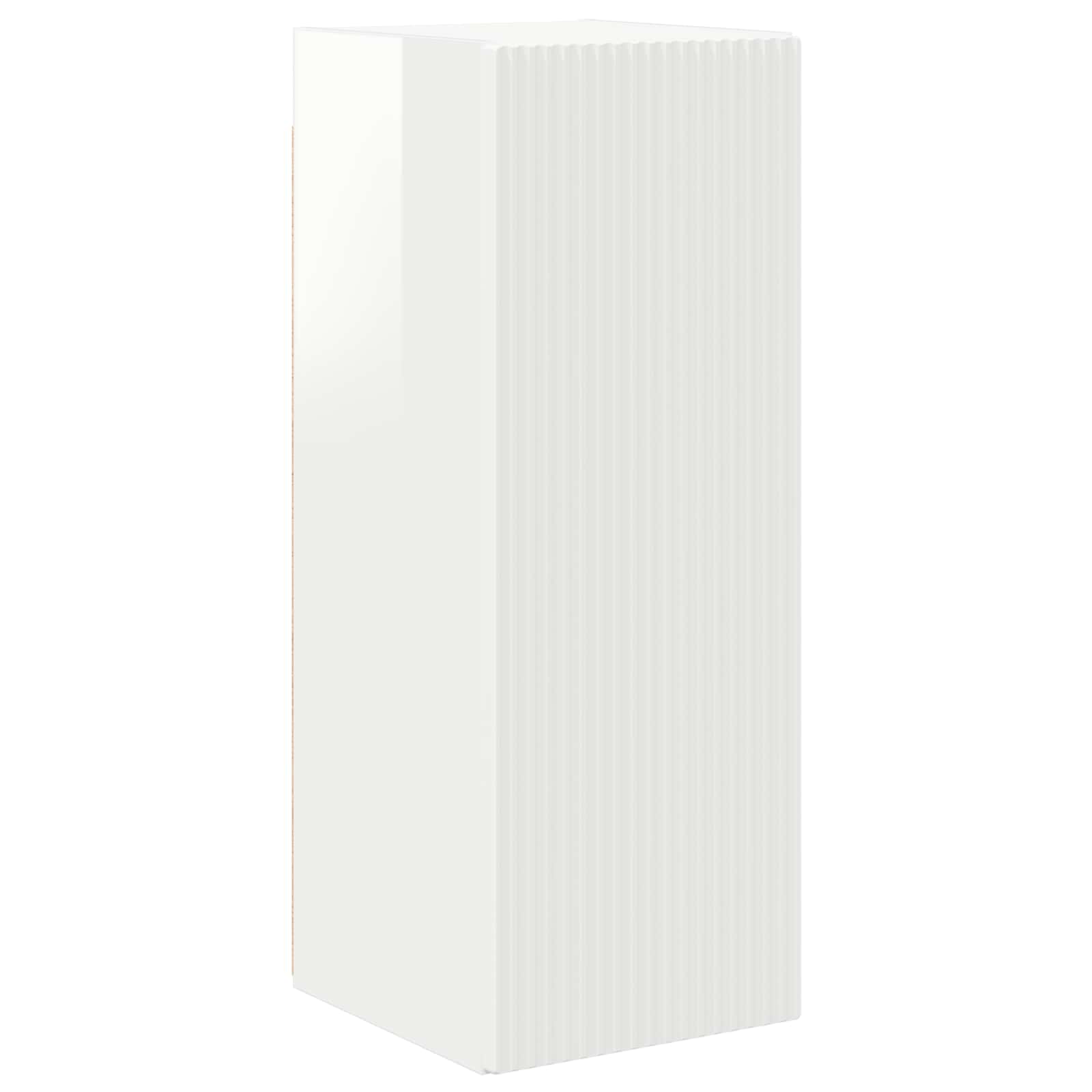 TV-Schrankset 4 pcs Hochglanz Weiß Holzwerkstoff