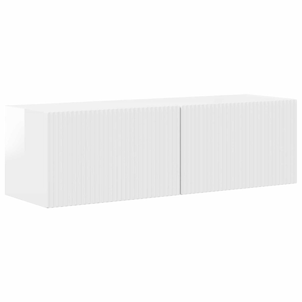 TV-Schrankset 4 pcs Hochglanz Weiß Holzwerkstoff