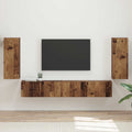 TV-Schrankset 4 pcs Altholz Holzwerkstoff