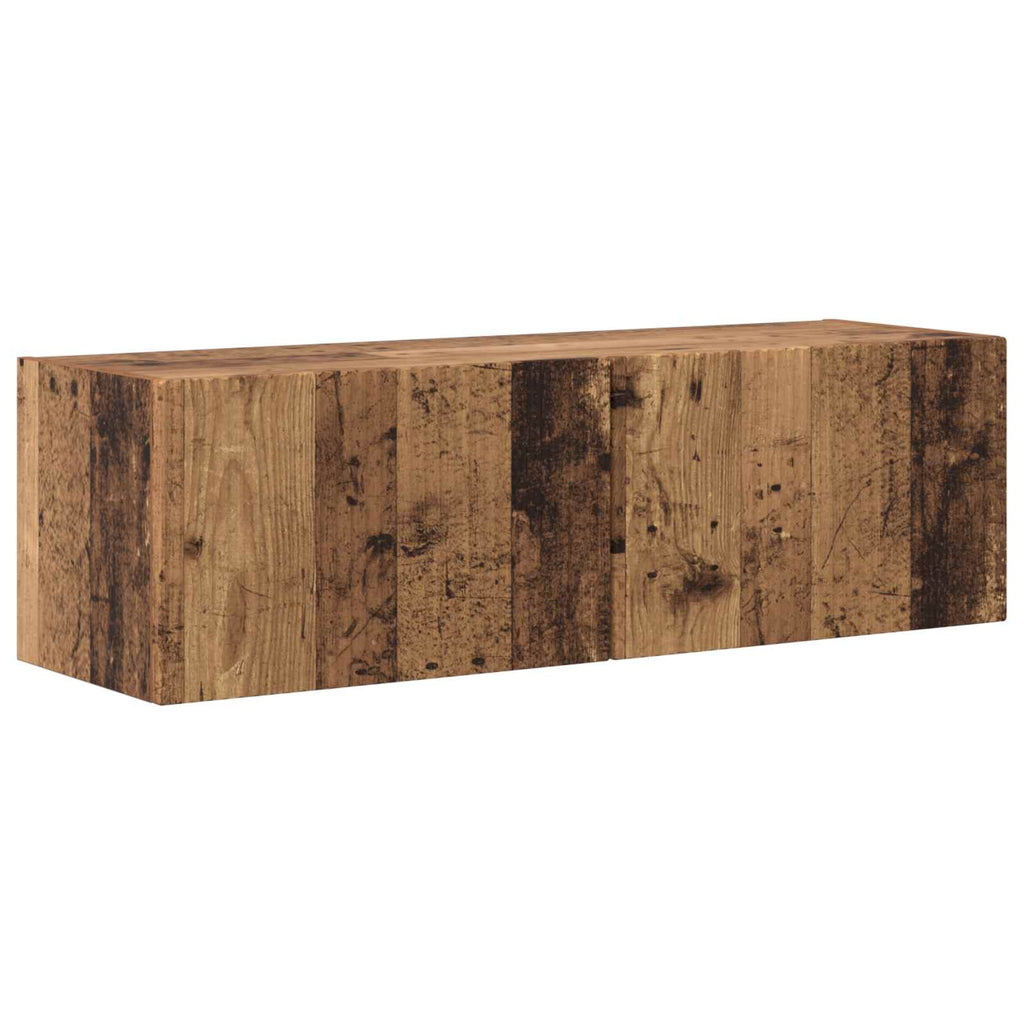TV-Schrankset 4 pcs Altholz Holzwerkstoff