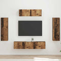 TV-Schränk 5 pcs Altholz