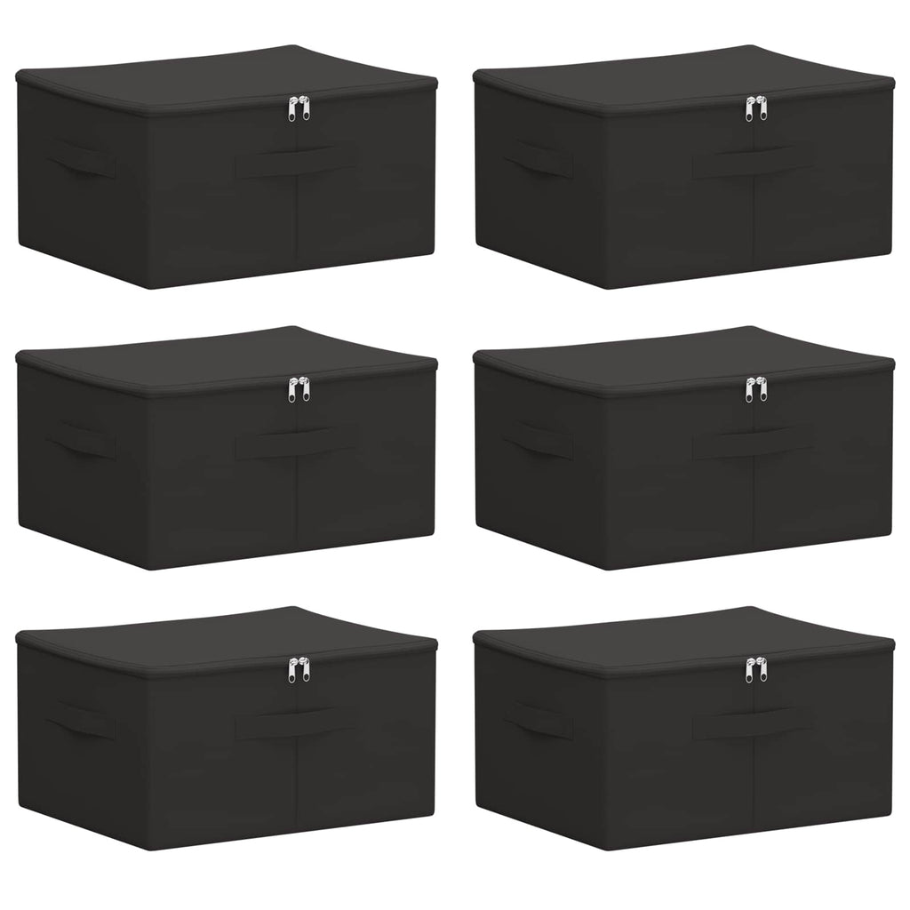Aufbewahrungsbox 6 pcs Anthrazit 43 x 34 x 23 cm Vliesstoff