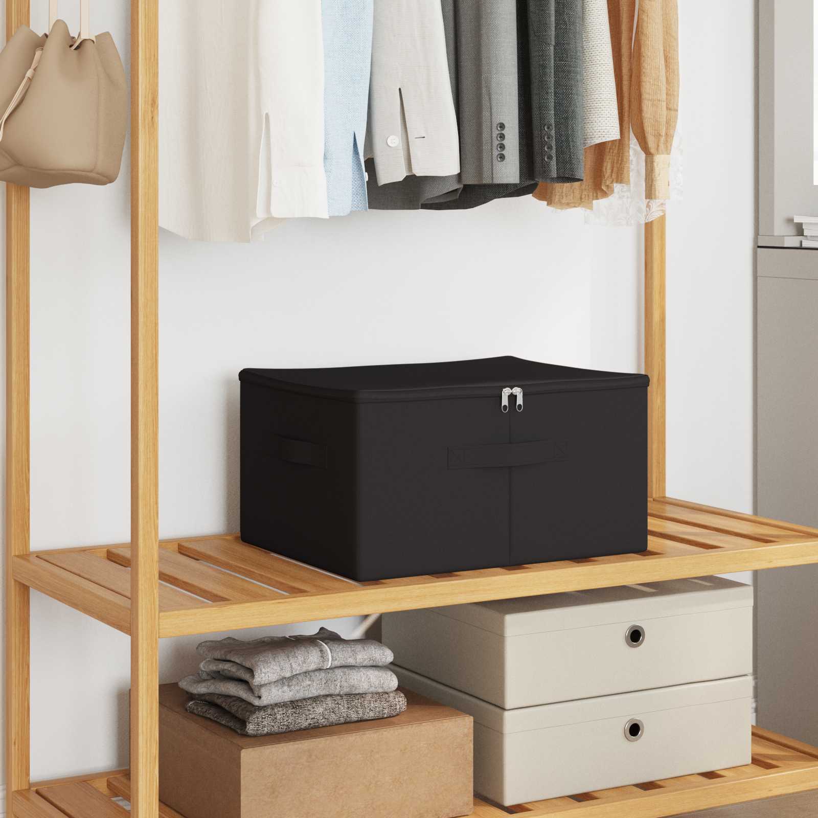 Aufbewahrungsbox 24 pcs Anthrazit 50 x 30 x 25 cm Vliesstoff