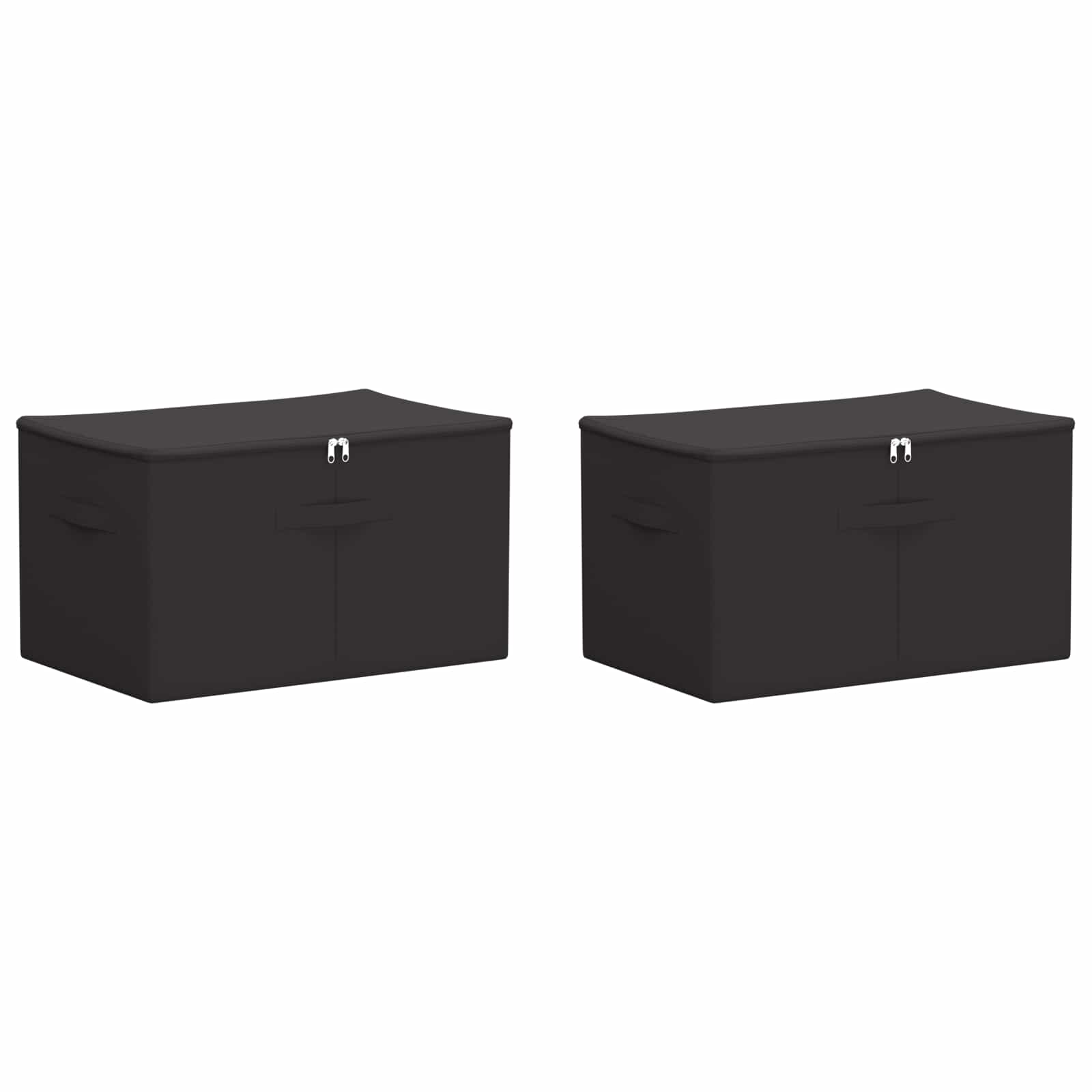 Aufbewahrungsbox 2 pcs Anthrazit 55 x 35 x 32 cm Vliesstoff