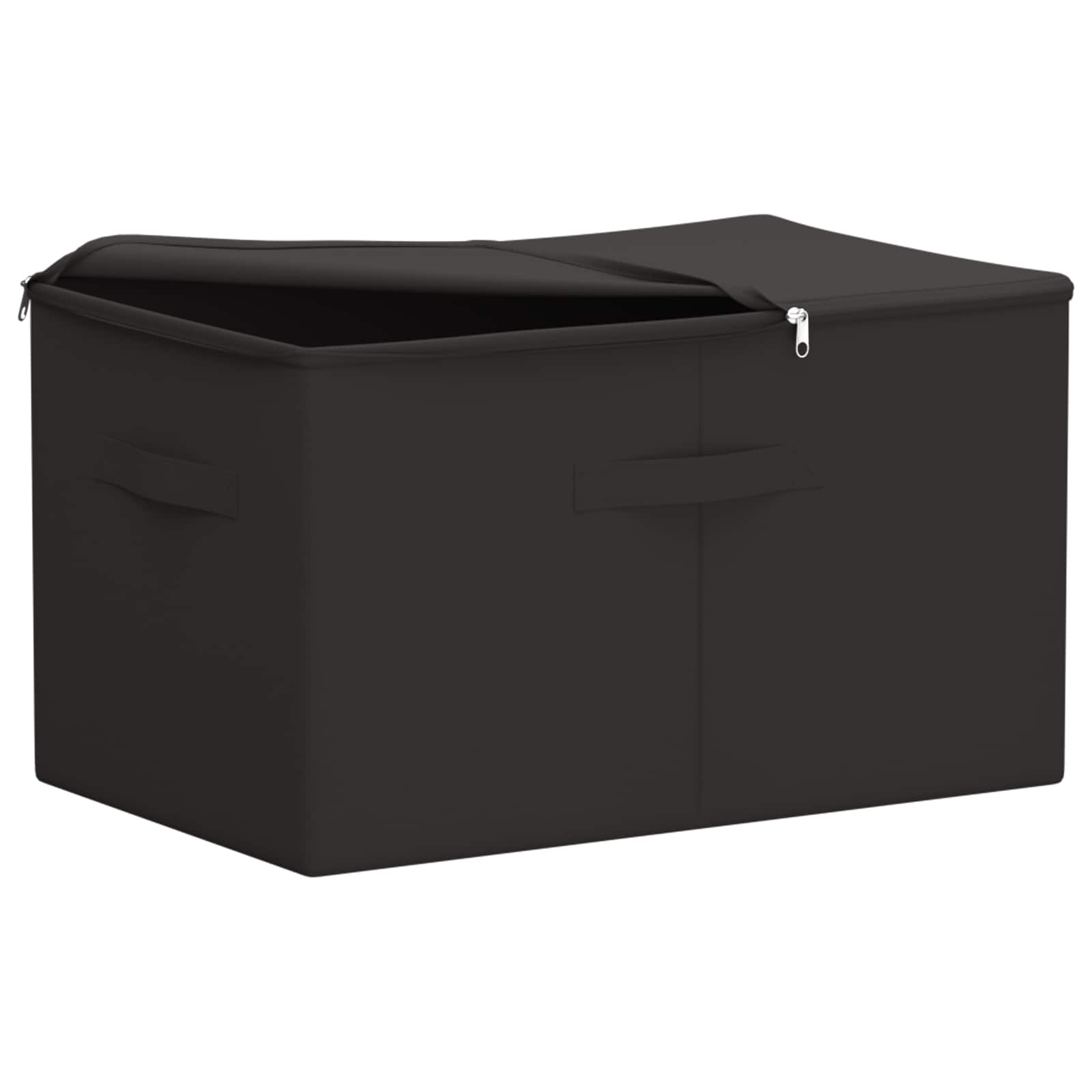 Aufbewahrungsbox Anthrazit 60 x 43 x 35 cm Vliesstoff