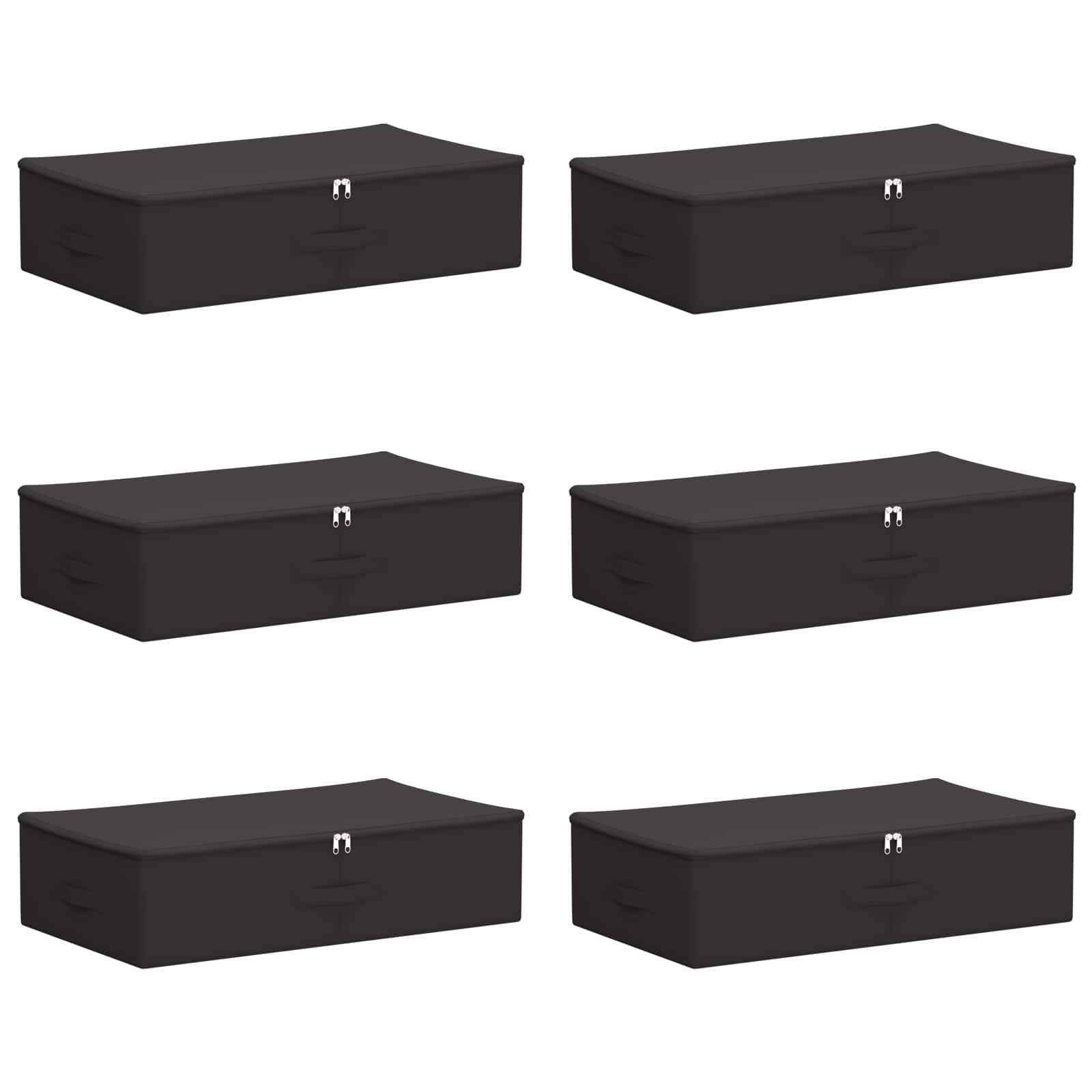 Aufbewahrungsbox 6 pcs Anthrazit 70 x 40 x 18 cm Vliesstoff