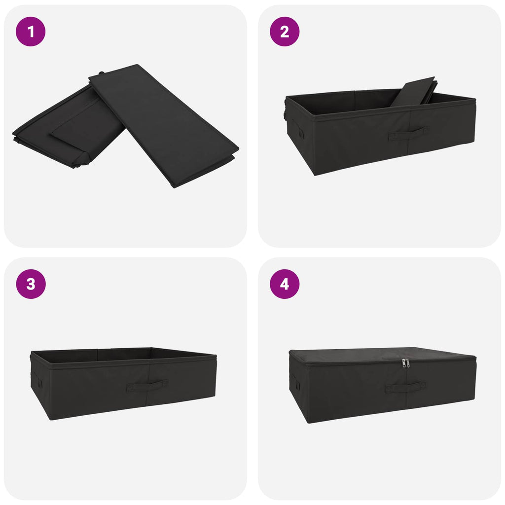 Aufbewahrungsbox 6 pcs Anthrazit 70 x 40 x 18 cm Vliesstoff