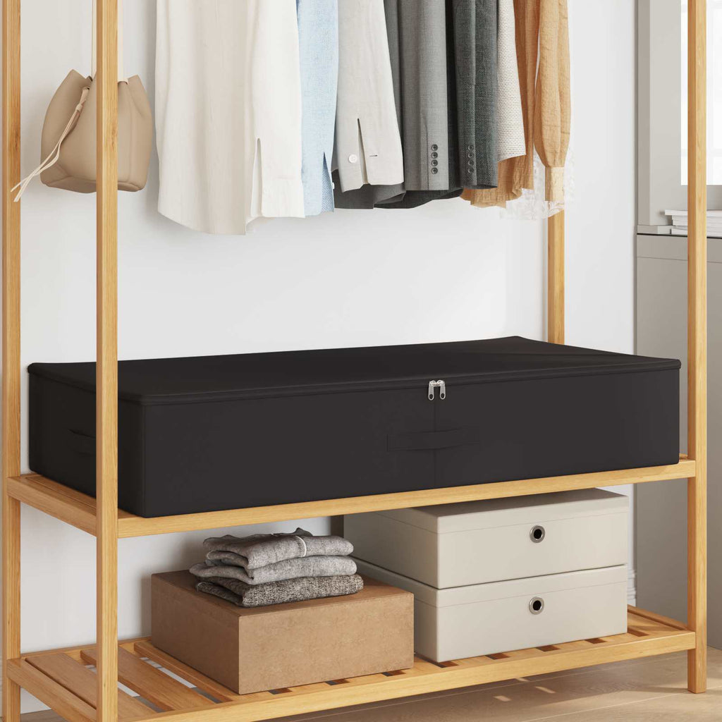 Aufbewahrungsbox 2 pcs Anthrazit 90 x 48 x 15 cm Vliesstoff