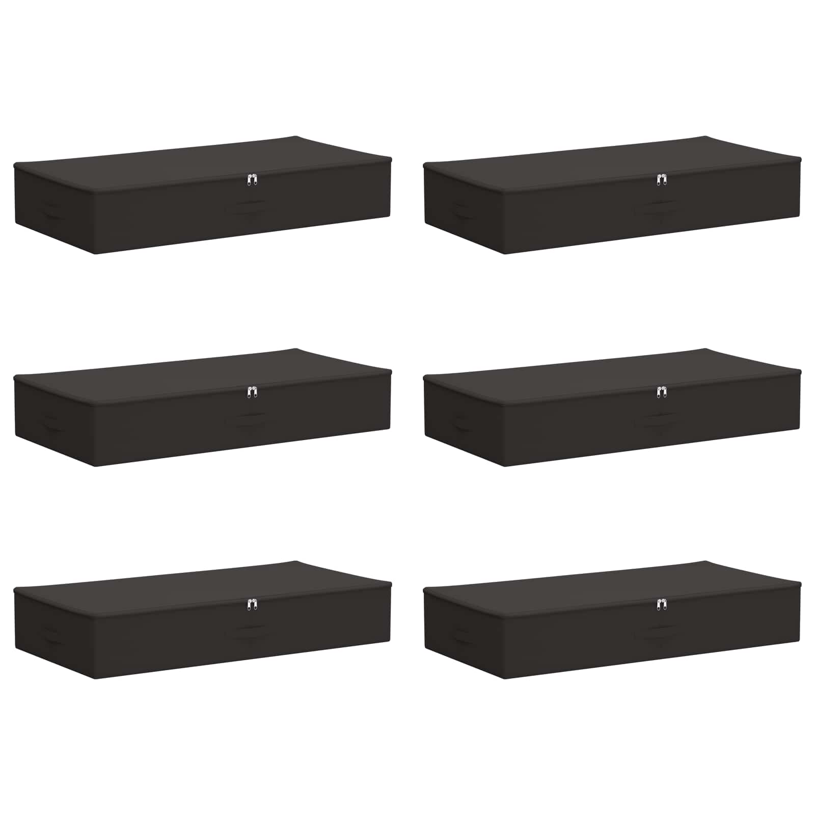 Aufbewahrungsbox 6 pcs Anthrazit 100 x 50 x 18 cm Vliesstoff
