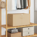 Aufbewahrungsbox 24 pcs Creme 55 x 35 x 32 cm Vliesstoff