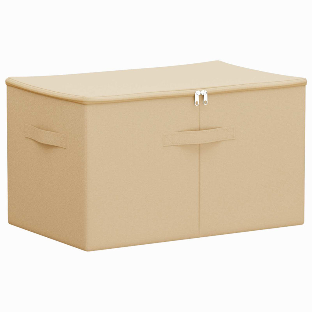 Aufbewahrungsbox 24 pcs Creme 60 x 43 x 35 cm Vliesstoff