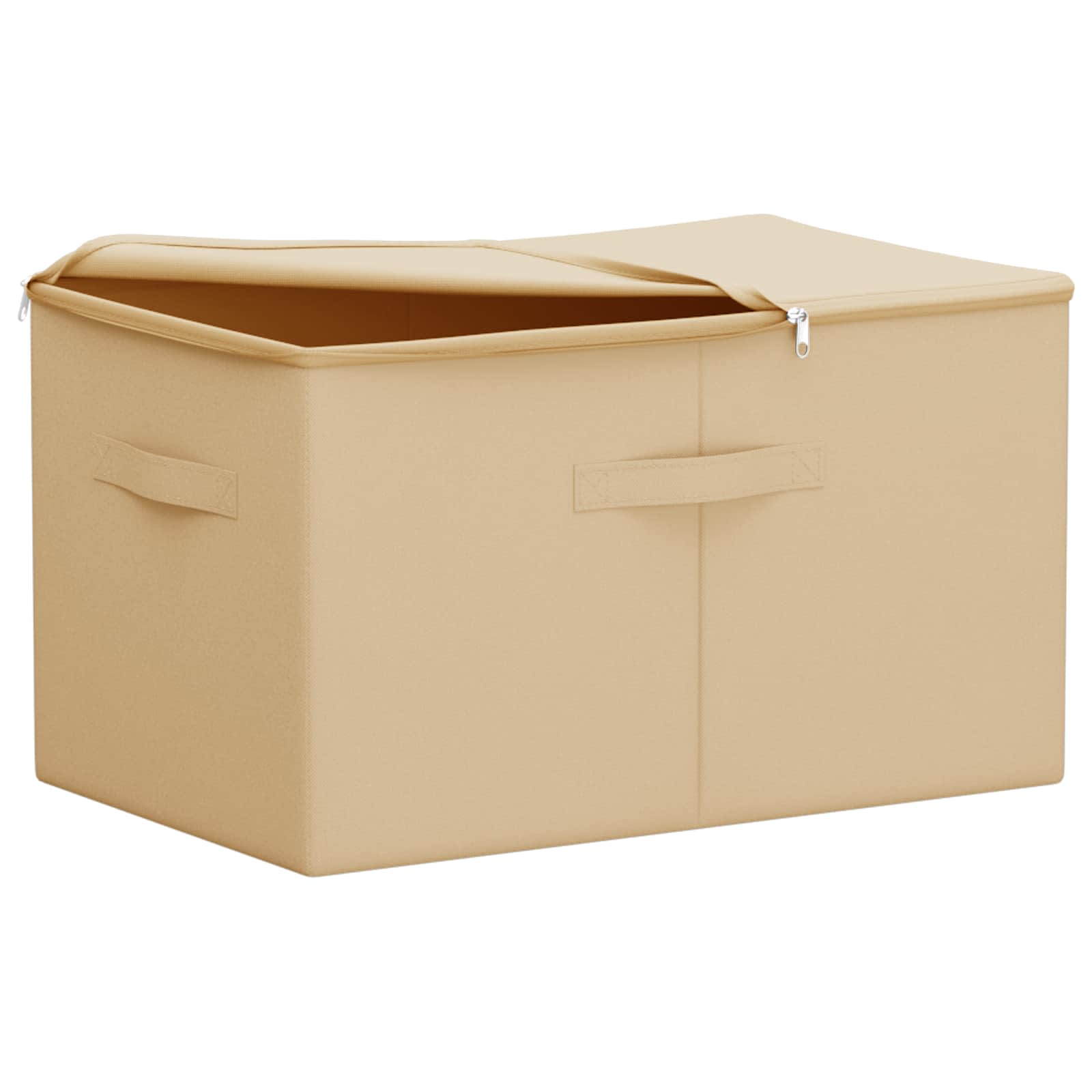 Aufbewahrungsbox 24 pcs Creme 60 x 43 x 35 cm Vliesstoff
