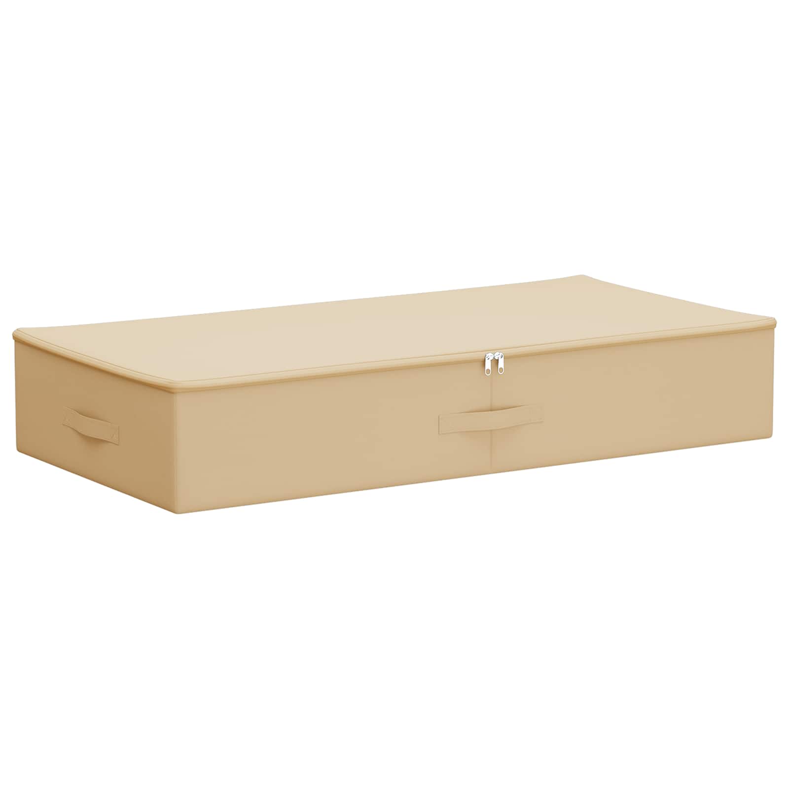 Aufbewahrungsbox Creme 90 x 48 x 15 cm Vliesstoff