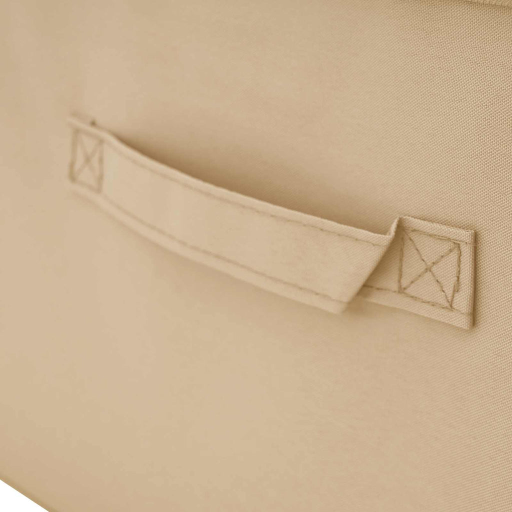 Aufbewahrungsbox 6 pcs Creme 90 x 48 x 15 cm Vliesstoff