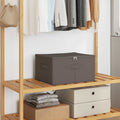Aufbewahrungsbox 6 pcs Grau 43 x 34 x 23 cm Vliesstoff