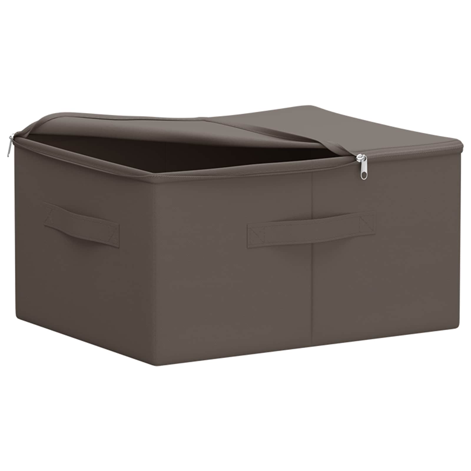 Aufbewahrungsbox 24 pcs Grau 43 x 34 x 23 cm Vliesstoff