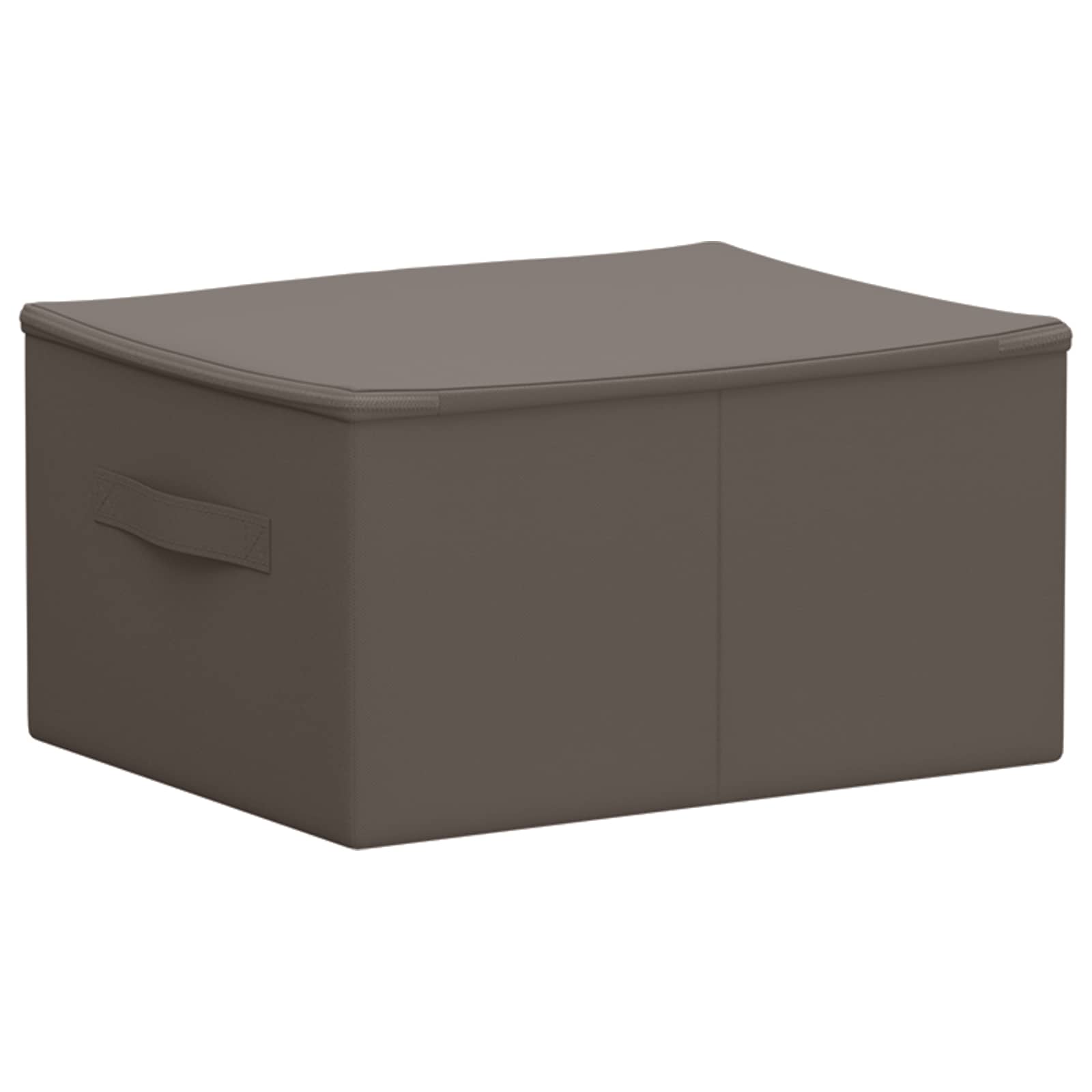 Aufbewahrungsbox 24 pcs Grau 50 x 30 x 25 cm Vliesstoff