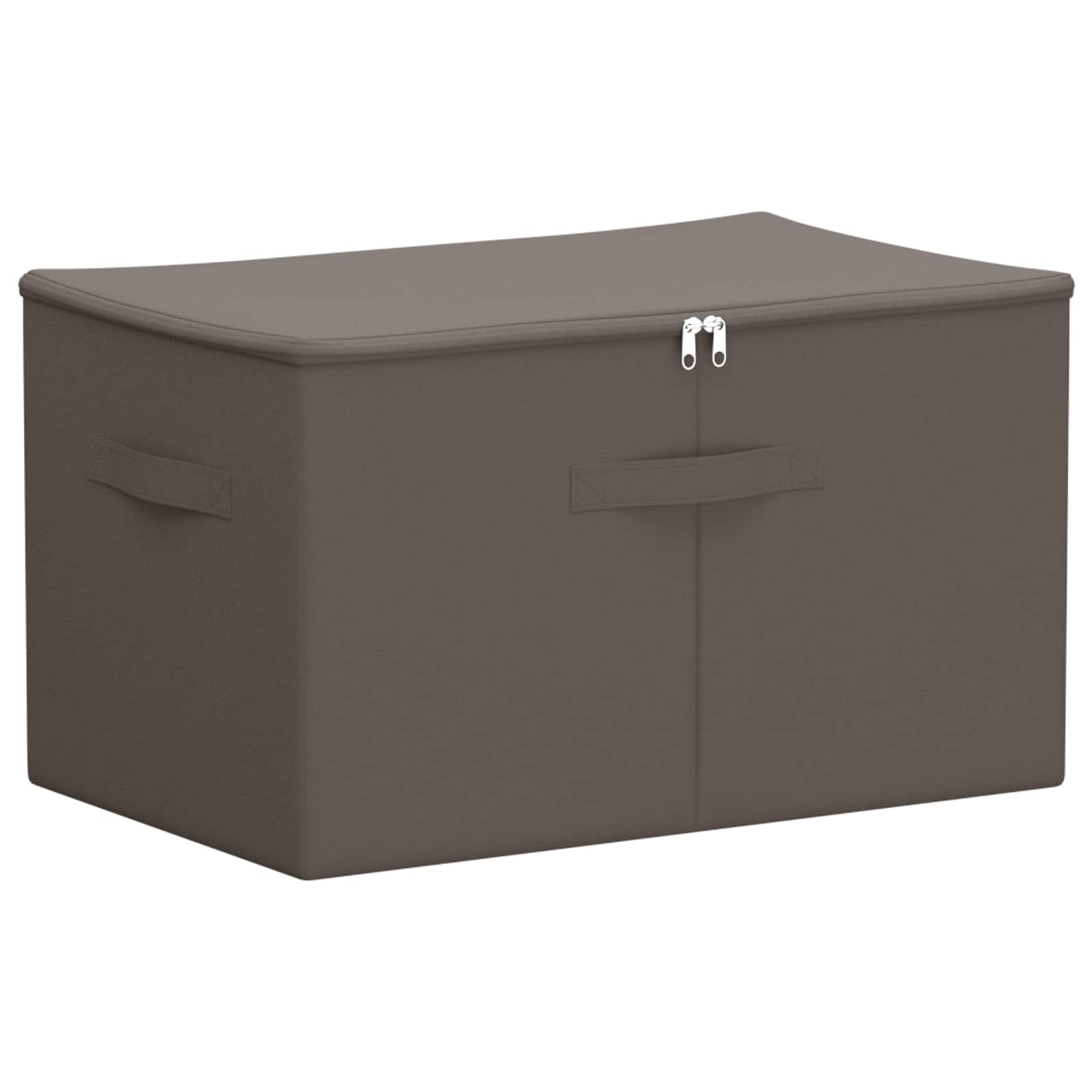 Aufbewahrungsbox Grau 55 x 35 x 32 cm Vliesstoff