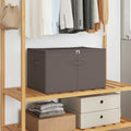 Aufbewahrungsbox 2 pcs Grau 60 x 43 x 35 cm Vliesstoff