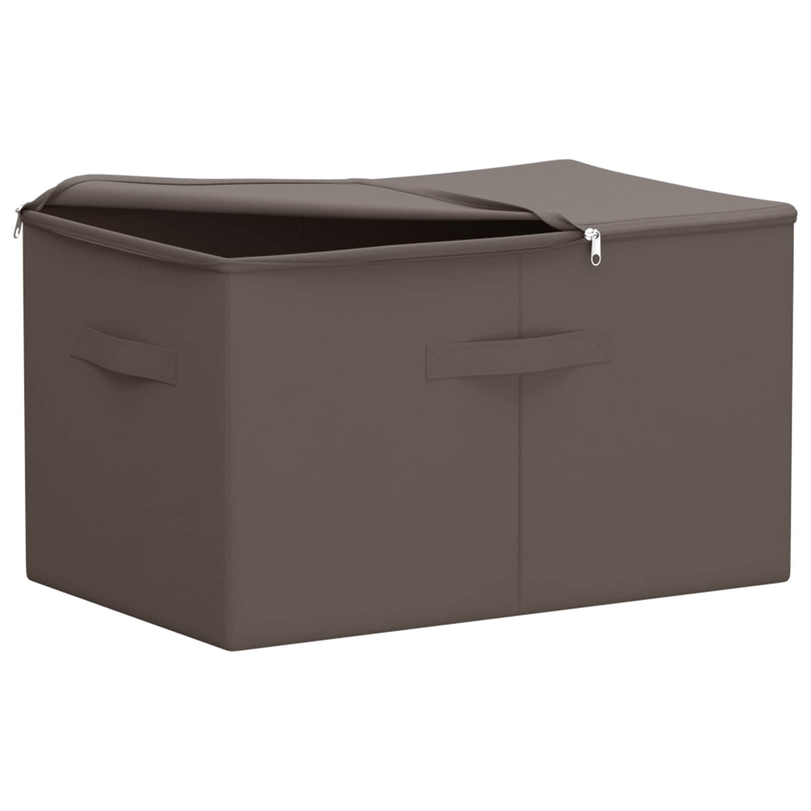 Aufbewahrungsbox 2 pcs Grau 60 x 43 x 35 cm Vliesstoff