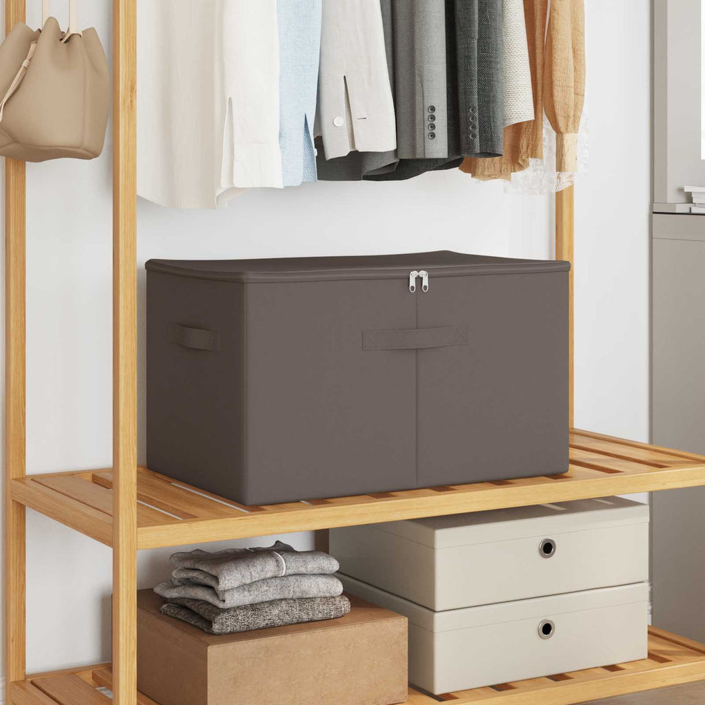 Aufbewahrungsbox 6 pcs Grau 60 x 43 x 35 cm Vliesstoff