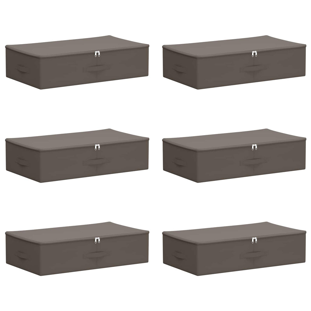 Aufbewahrungsbox 6 pcs Grau 70 x 40 x 18 cm Vliesstoff