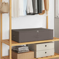 Aufbewahrungsbox 24 pcs Grau 70 x 40 x 18 cm Vliesstoff
