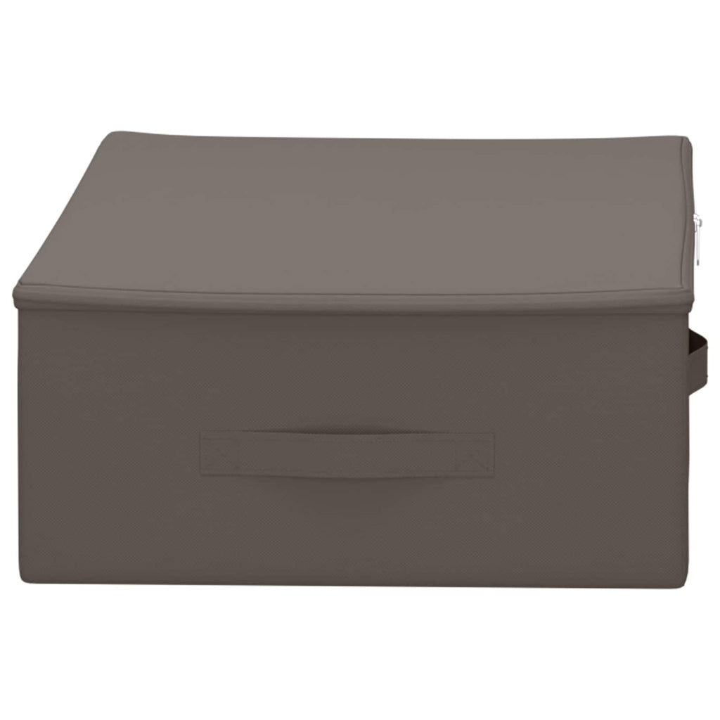 Aufbewahrungsbox 24 pcs Grau 70 x 40 x 18 cm Vliesstoff