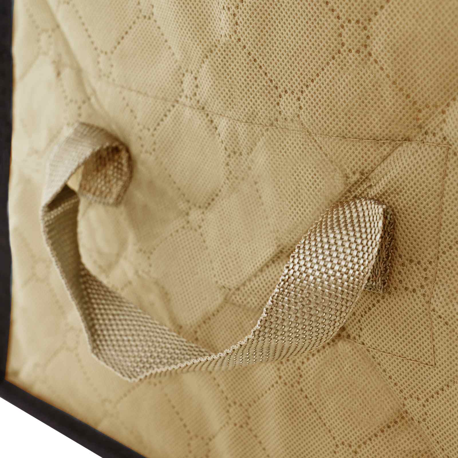Aufbewahrungsbox mit transparentem Seitenfenster 6 pcs Creme