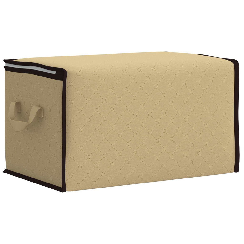 Aufbewahrungsbox mit transparentem Seitenfenster 6 pcs Creme