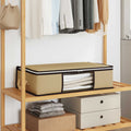 Aufbewahrungsbox mit transparentem Seitenfenster 6 pcs Creme