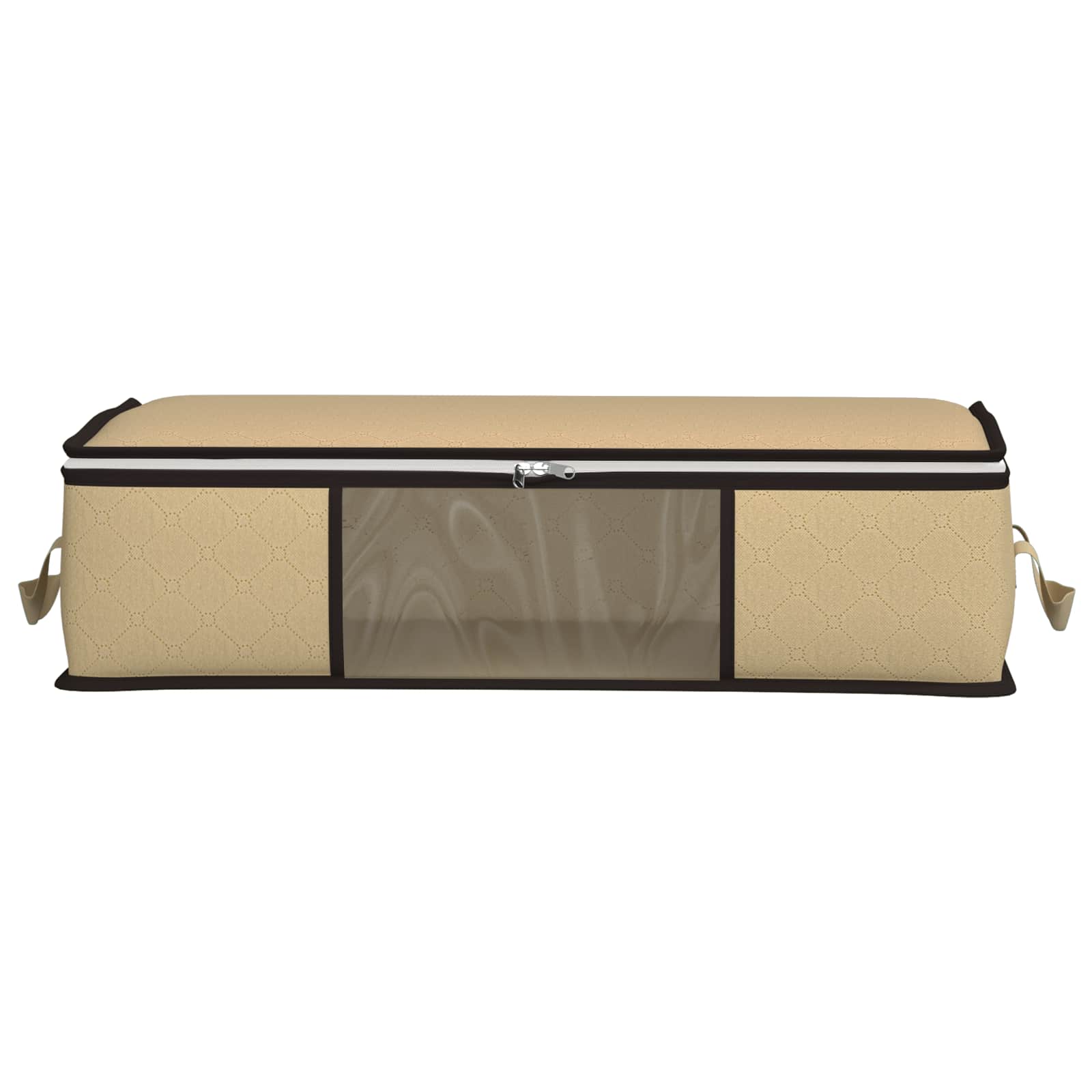 Aufbewahrungsbox mit transparentem Seitenfenster 6 pcs Creme